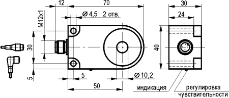 Габариты ISB RC1A5-32N-R10-LZS4